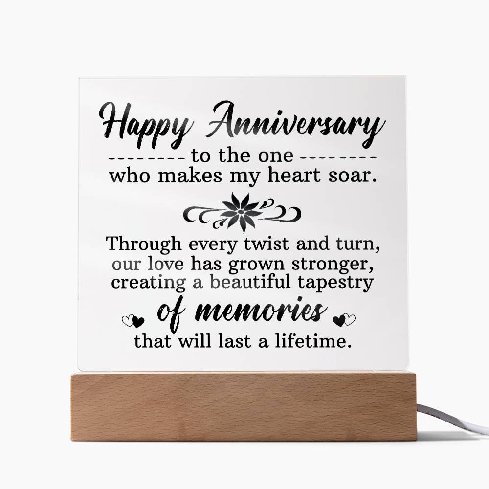 Happy Anniversary Acrylic Square