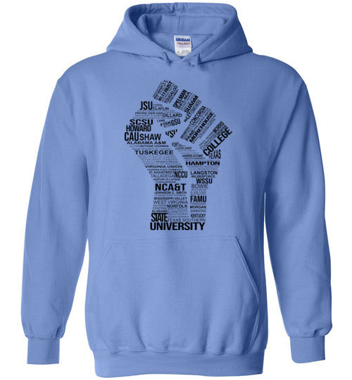 Unisex Historically Black Power Hoodie (Black)