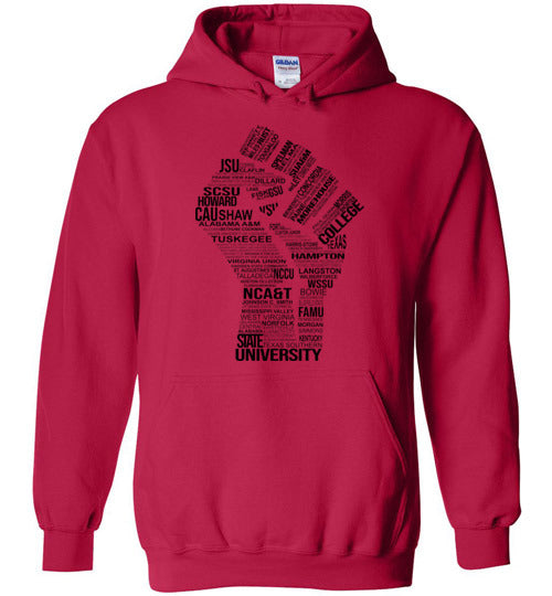 Unisex Historically Black Power Hoodie (Black)