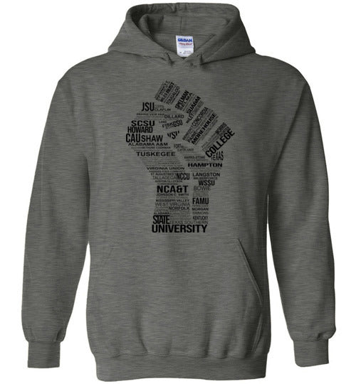 Unisex Historically Black Power Hoodie (Black)