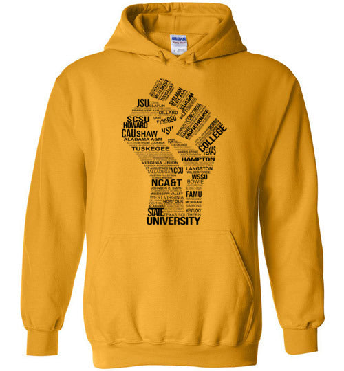 Unisex Historically Black Power Hoodie (Black)