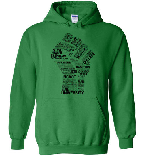 Unisex Historically Black Power Hoodie (Black)