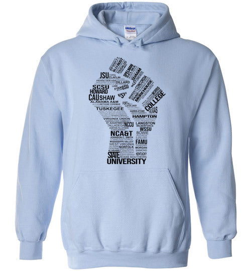 Unisex Historically Black Power Hoodie (Black)