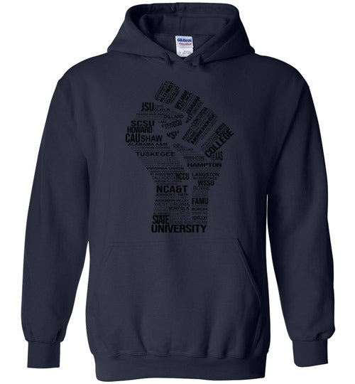 Unisex Historically Black Power Hoodie (Black)