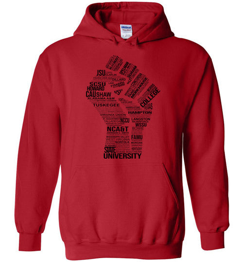 Unisex Historically Black Power Hoodie (Black)