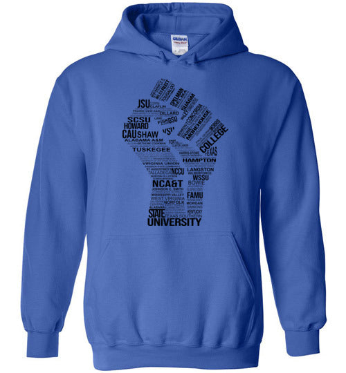 Unisex Historically Black Power Hoodie (Black)