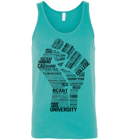 Men's Historically Black Power Tank Top (Black)