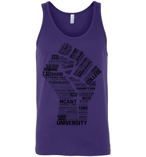 Men's Historically Black Power Tank Top (Black)
