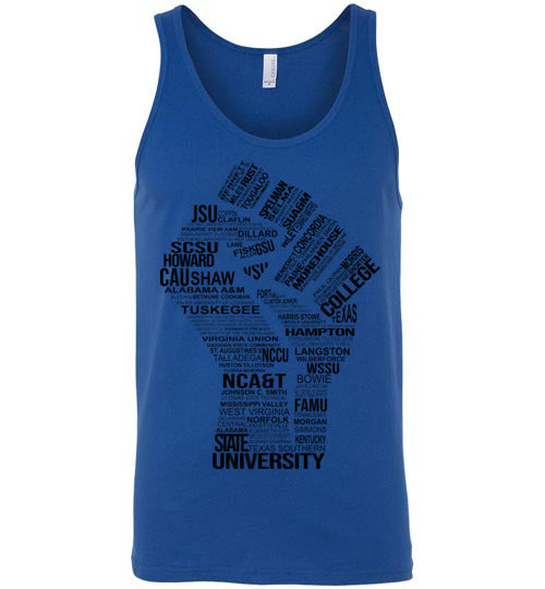Men's Historically Black Power Tank Top (Black)