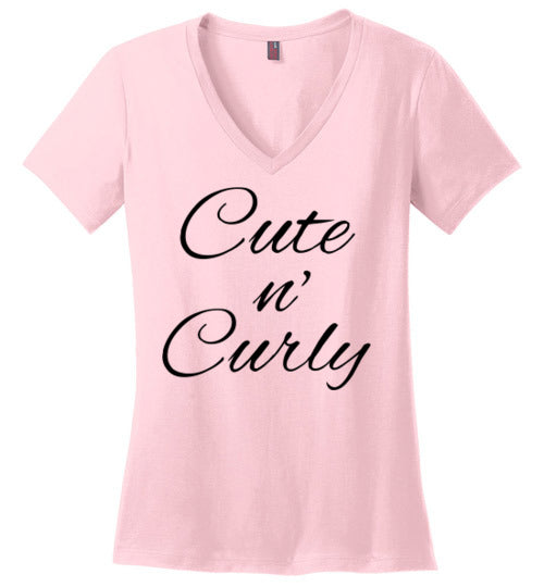 Cute n Curly V-Neck