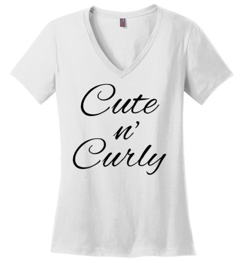 Cute n Curly V-Neck