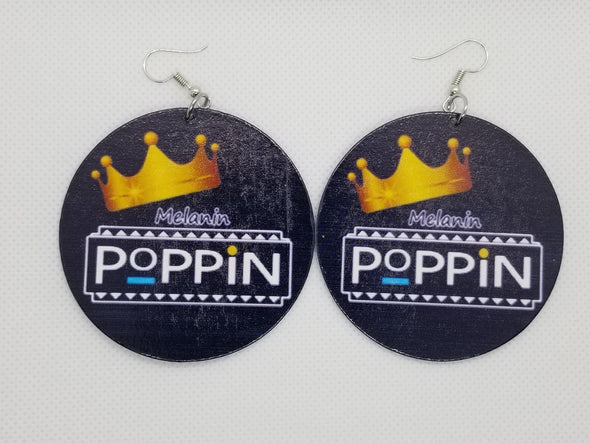 Melanin Poppin Earrings - Marvel Hairs