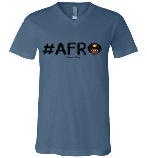 #Afro V-Neck
