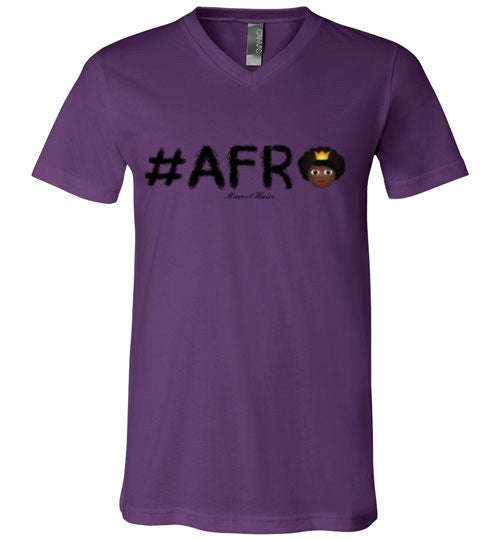 #Afro V-Neck