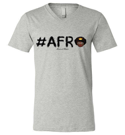 #Afro V-Neck