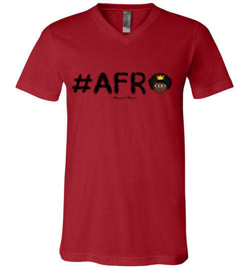 #Afro V-Neck