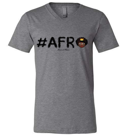 #Afro V-Neck