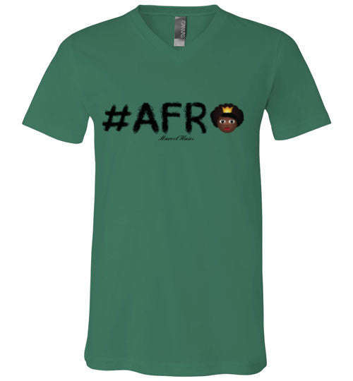 #Afro V-Neck