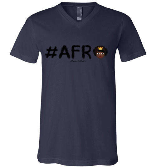 #Afro V-Neck