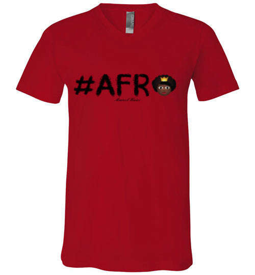 #Afro V-Neck
