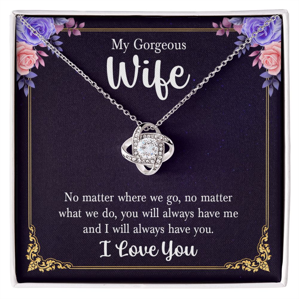 No Matter What Love Knot Necklace | To Wife