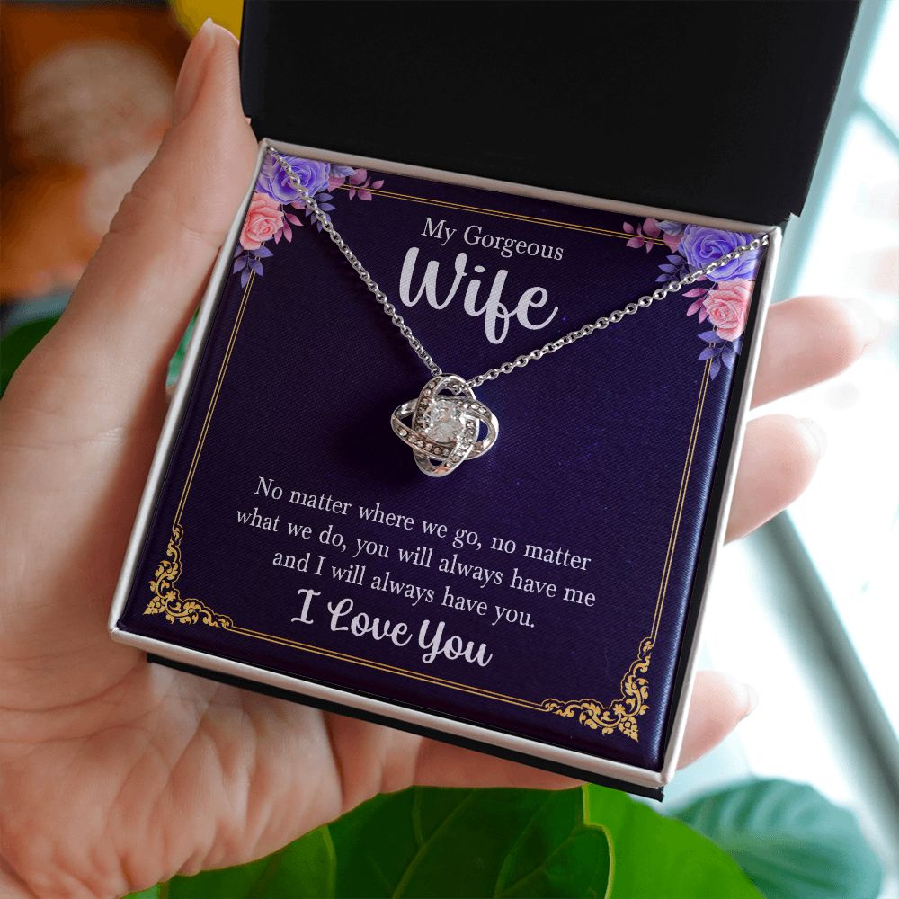 No Matter What Love Knot Necklace | To Wife