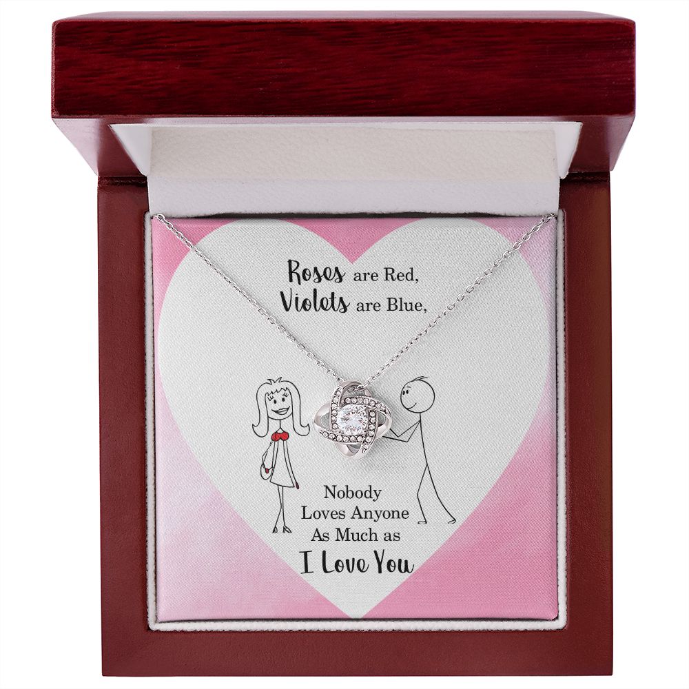 Nobody Loves Anyone Love Knot Necklace | To Girlfriend | To Wife