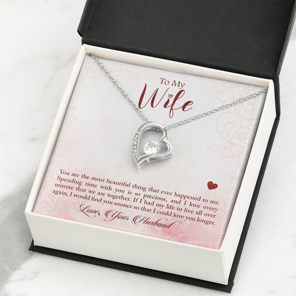 I Would Find You Sooner Forever Gold Love Necklace | Anniversary Gift | Gift From Husband | Gift For Wife