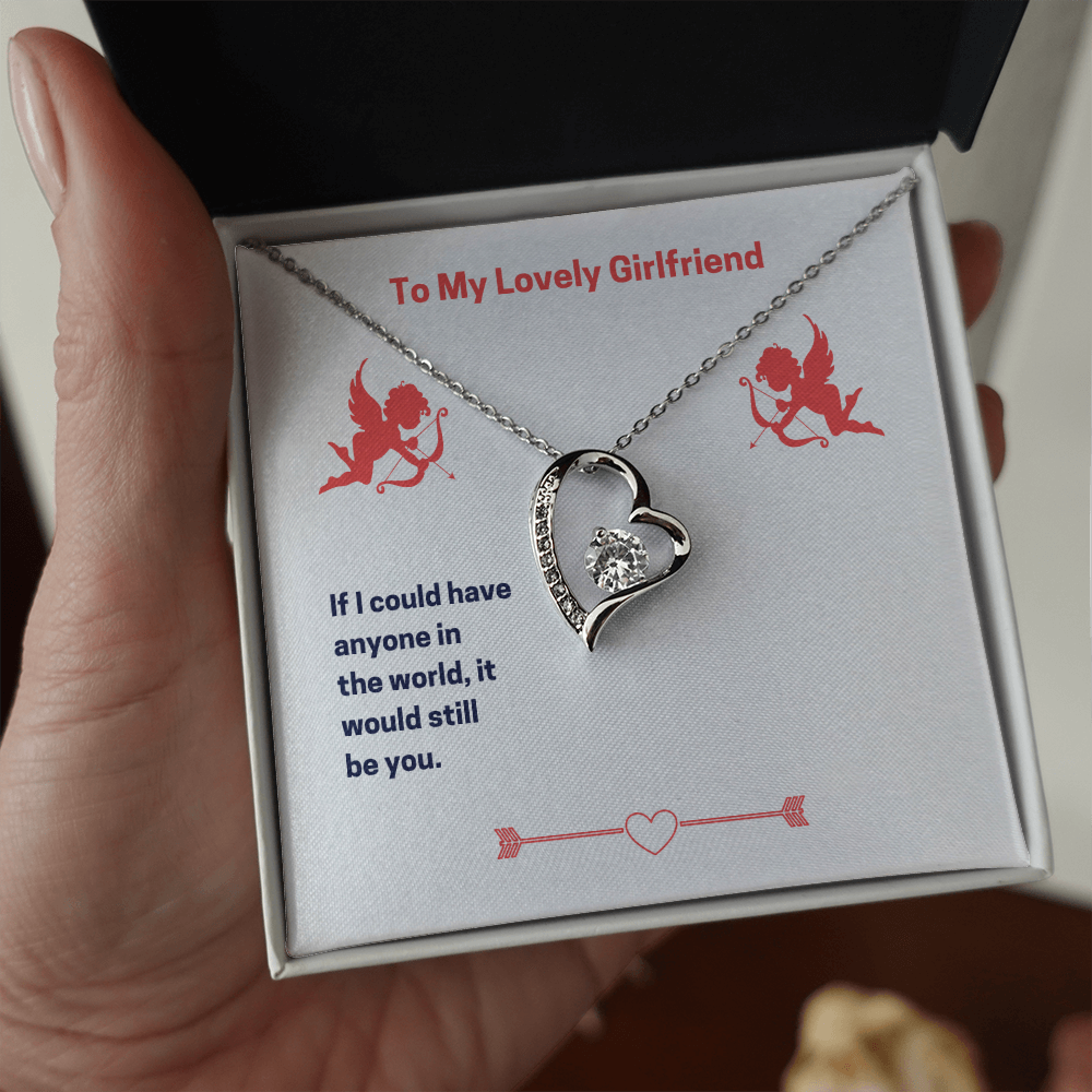 If I Could Have Forever Gold Love Necklace | Anniversary Gift | Necklace for Girlfriends | Gift For Girlfriend