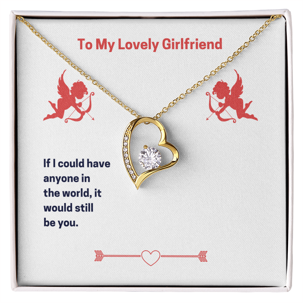 If I Could Have Forever Gold Love Necklace | Anniversary Gift | Necklace for Girlfriends | Gift For Girlfriend
