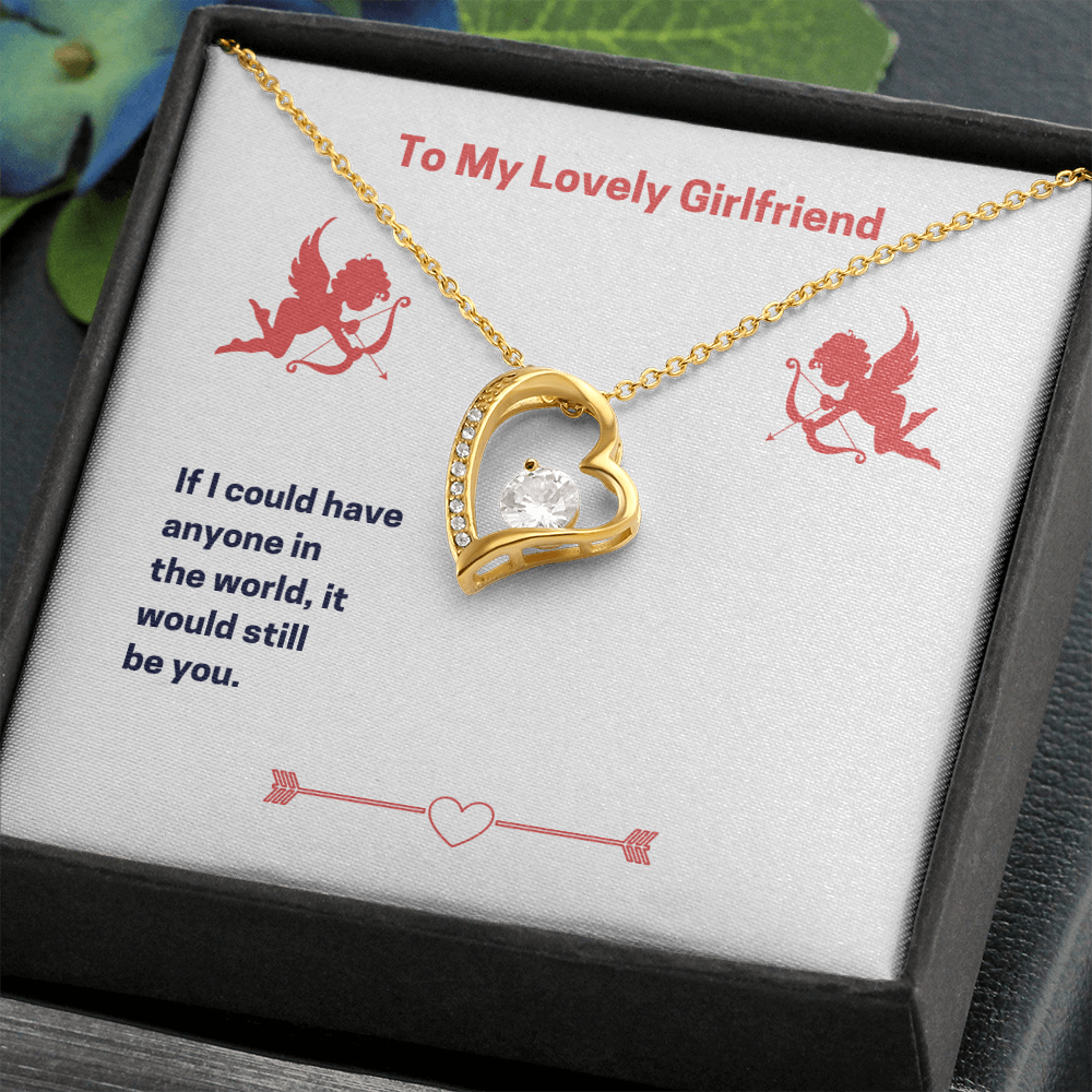 If I Could Have Forever Gold Love Necklace | Anniversary Gift | Necklace for Girlfriends | Gift For Girlfriend