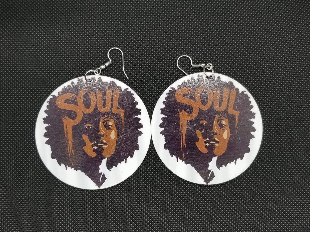 Chocolate Soul Earrings - Marvel Hairs