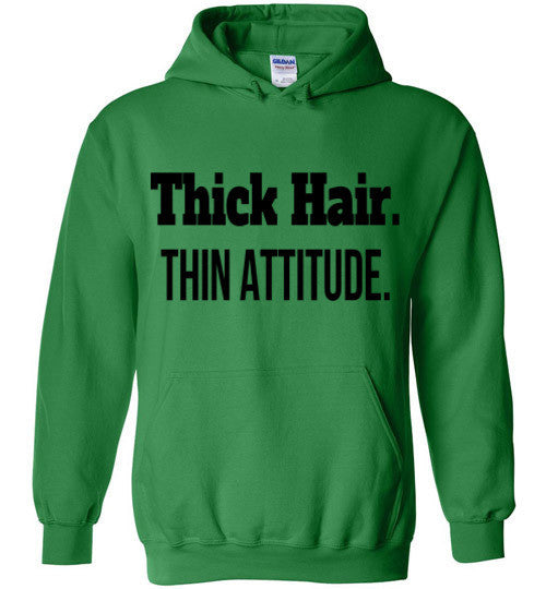 Thick Hair, Thin Attitude Hoodie - Marvel Hairs