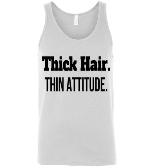 Thick Hair, Thin Attitude Tank Top - Marvel Hairs