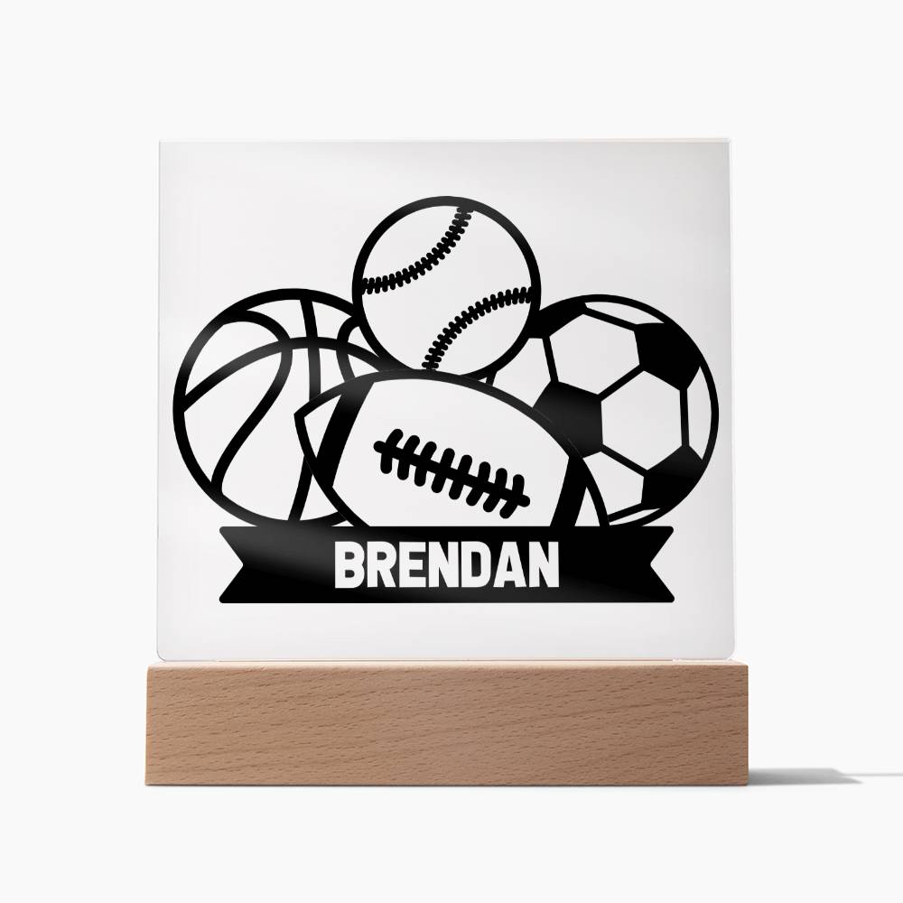 Sports designs Acrylic Square