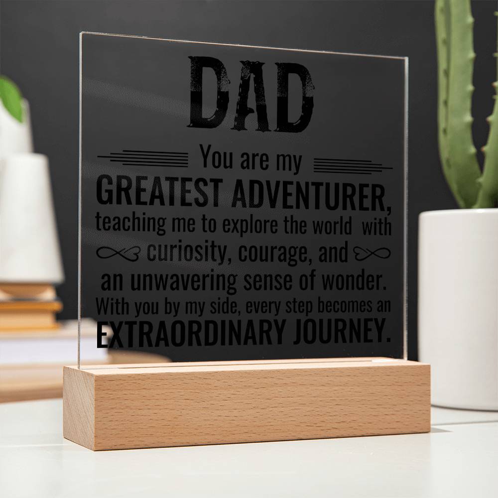 Dad, you are my Acrylic Square