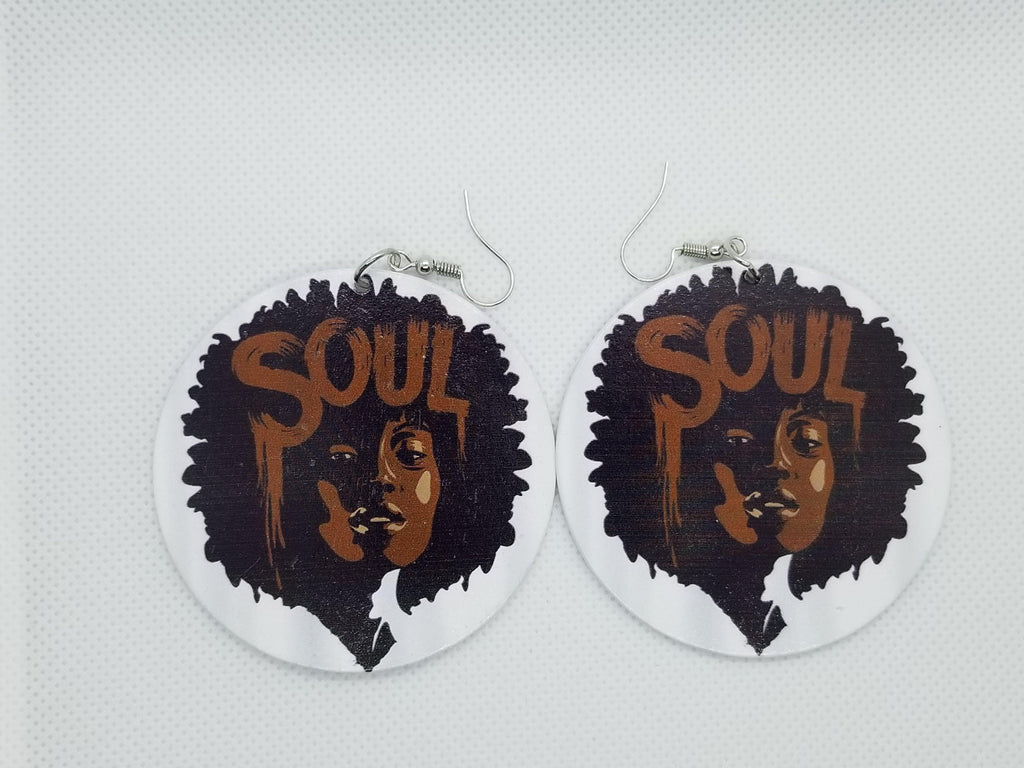 Chocolate Soul Earrings - Marvel Hairs
