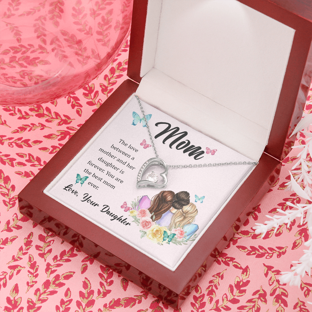 Love Between A Mother Daughter Forever Gold Love Necklace