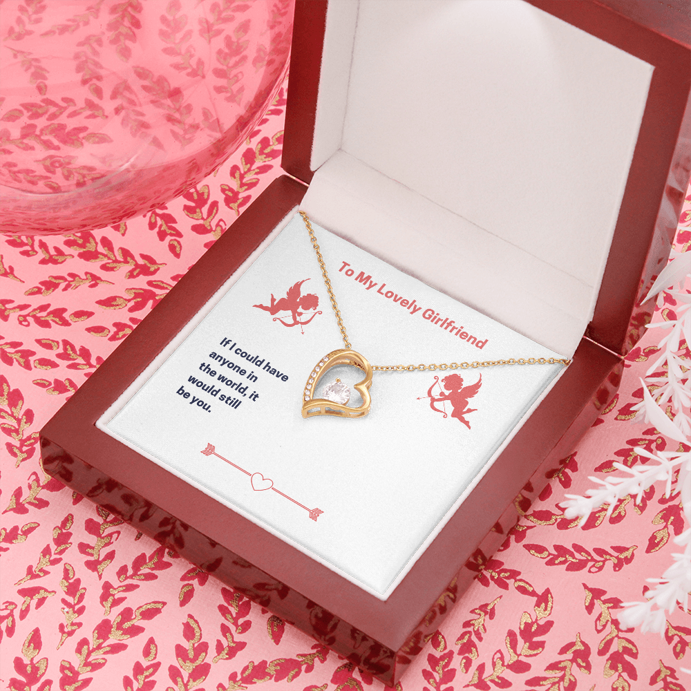 If I Could Have Forever Gold Love Necklace | Anniversary Gift | Necklace for Girlfriends | Gift For Girlfriend
