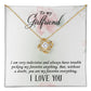 To My Girlfriend, My Favorite Everything Love Knot Necklace | To Girlfriend