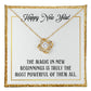 Magic in New Beginnings Love Knot Necklace