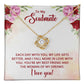 My Soulmate, Woman Of My Dreams Love Knot Necklace | To Wife | To Girlfriend