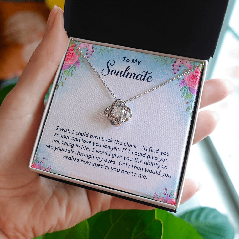 To My Soulmate, How Special You Are Love Knot Necklace | To Wife | To Girlfriend