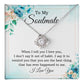 To My Soulmate, You're The Best Thing Love Knot Necklace | To Wife | To Girlfriend
