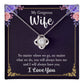 No Matter What Love Knot Necklace | To Wife