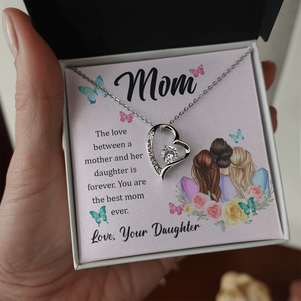 Personalized To My Daughter Necklace From Dad Mom Straighten Your Crown  Queen Daughter Jewelry Birthday Graduation Christmas Customized Gift Box  Message Card - Siriustee.com