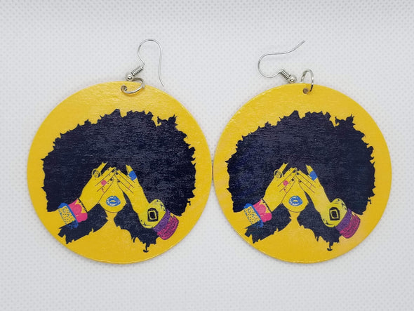 All is Natural Earrings - Marvel Hairs