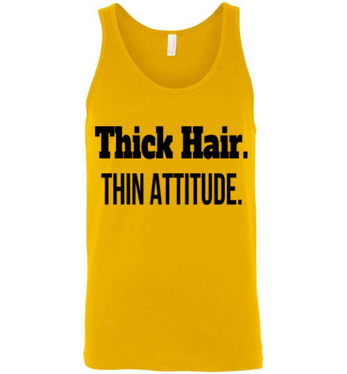 Thick Hair, Thin Attitude Tank Top - Marvel Hairs
